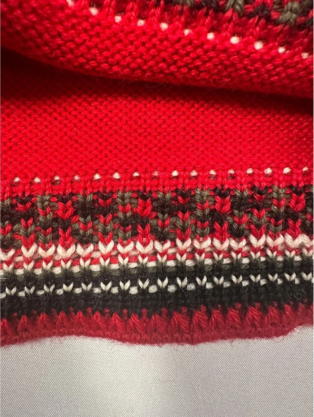 Dale of Norway US Ski Team Sweater Mens Sm Wool Fair Isle 1/4 Zip Pullover (213)